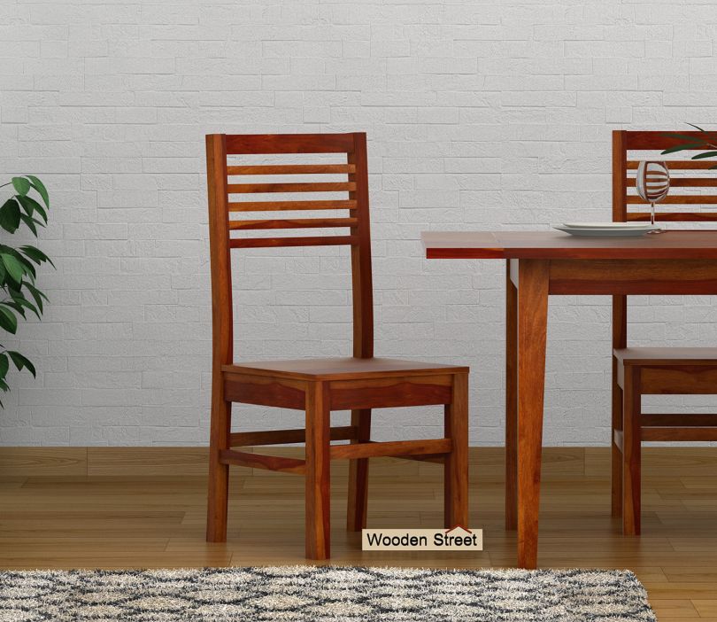 Lavina Dining Chair without Fabric (Honey Finish)