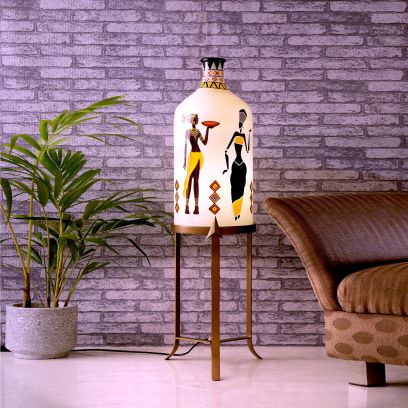 Floor Lamps Upto 70 Off At Woodenstreet Floor Lamps At Woodenstreet, Large Lamp Shades For Standing Lamps