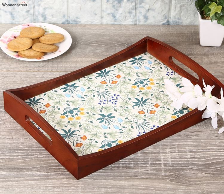 Morris Teak Wood Medium Serving Tray