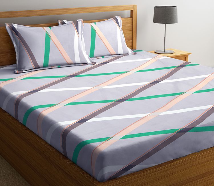 Buy Double Bed Sheet with Pillow Cover Online in India