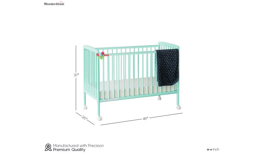 mint green cot
