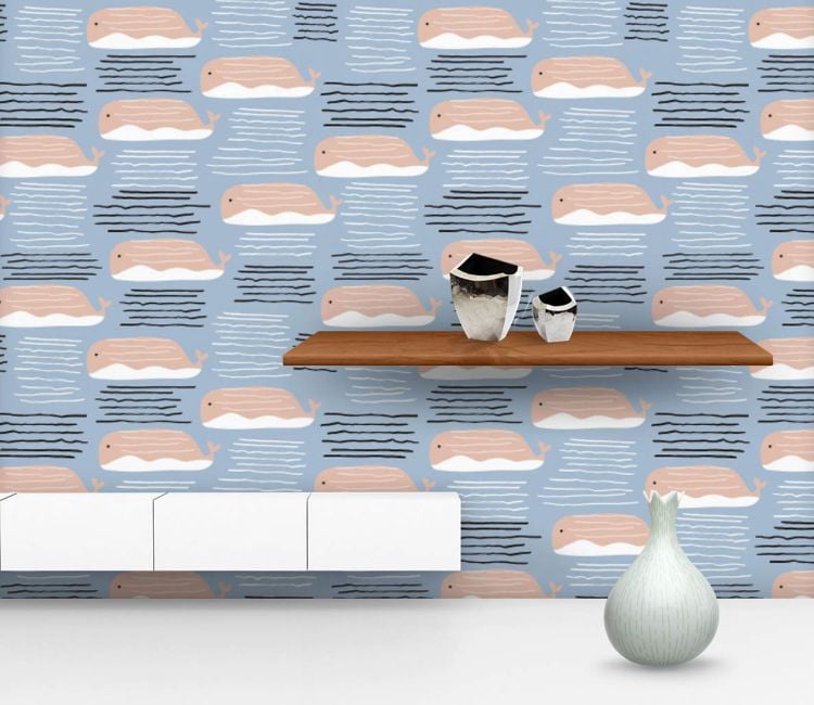 wall paper design for bedroom online at lowest price