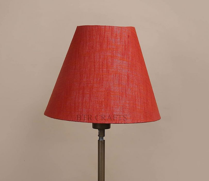 buy-conical-lampshade-for-table-lamp-10-inches-red-online-in-india-at
