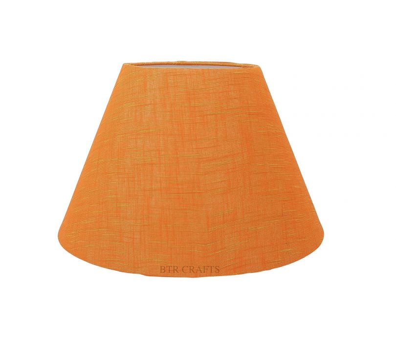 buy-conical-lampshade-for-table-lamp-14-inches-orange-online-in-india
