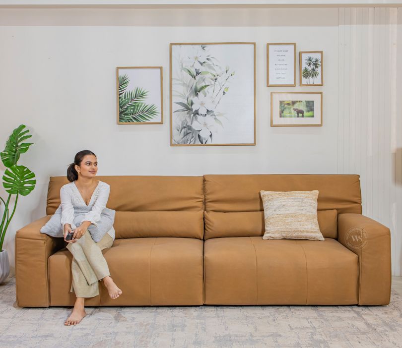Product Image 4 - Baxter Comfort Max 3-Seater 50W Electric Sofa with Expandable Seating (Ochre)