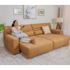 Product Image 8 - Baxter Comfort Max 3-Seater 50W Electric Sofa with Expandable Seating (Ochre)