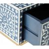 Product Image 3 - CasaGold Floral Bone Inlay Bedside Table - Blue