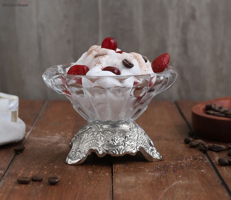 glass bowl | glass ice cream bowl  online in bangalore, delhi, mumbai