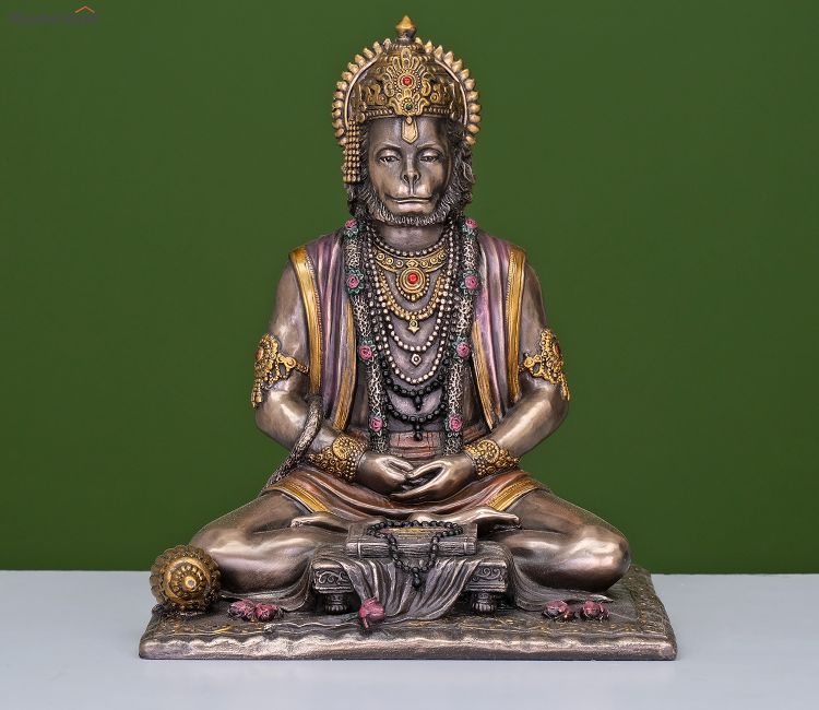 Lord Hanuman Ji In Dhynan Mudra