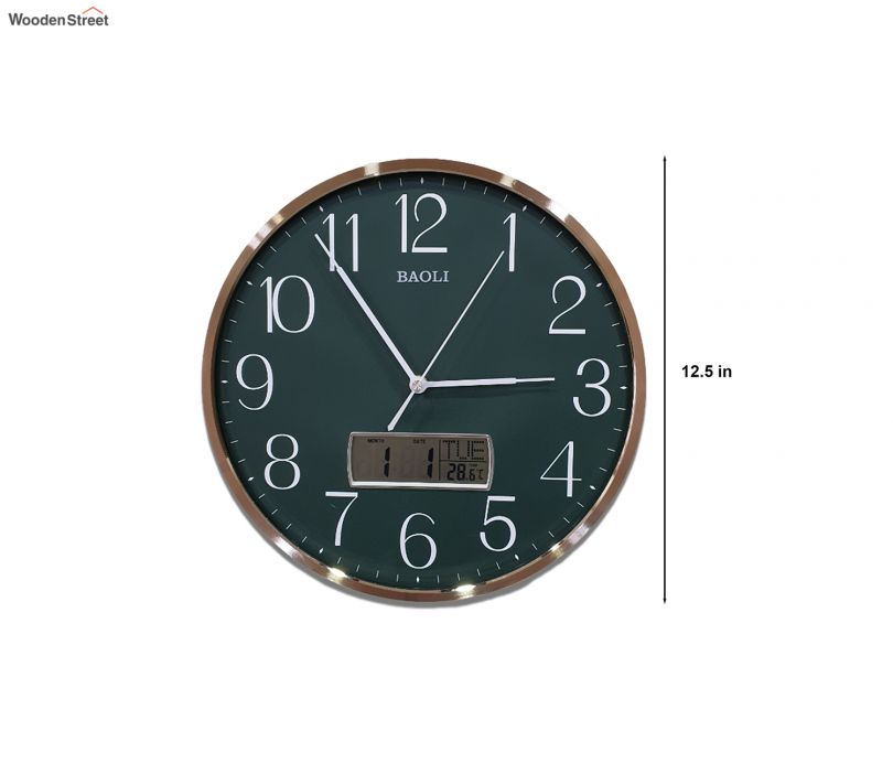 Buy analog digital clock analog wall clock with digital date and time
