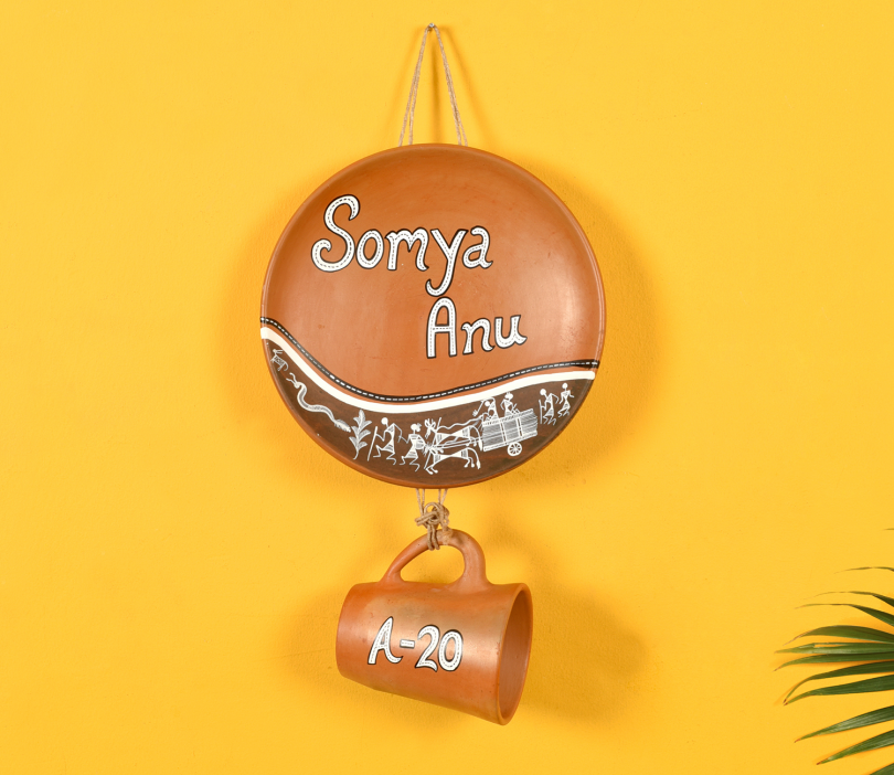 buy-customizable-handcrafted-terracotta-name-board-online-in-india-at