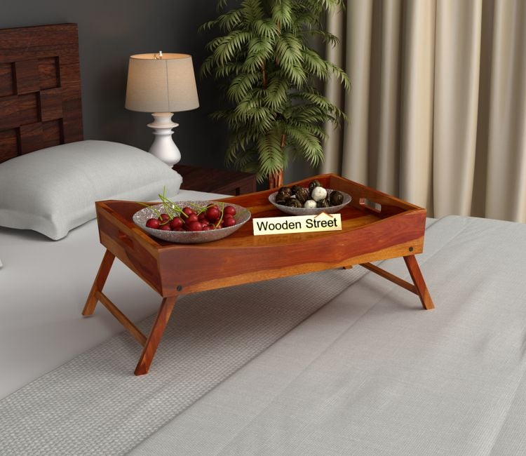 Breakfast Tray - Shop Cave Breakfast Table in Honey Finish Online