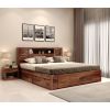 Product Image 5 - Ferguson Bed with 4 Drawer Storage (King Size, Honey Finish)