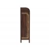 Product Image 1 - Tarika Sheesham Wood and Cane 4 Tier Corner Book Shelf (Walnut Finish)
