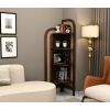 Product Image 2 - Tarika Sheesham Wood and Cane 4 Tier Corner Book Shelf (Walnut Finish)