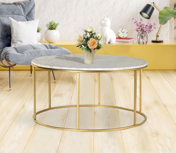 Golden Windsor Marble Coffee Table