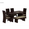 Product Image 10 - Wertex 6 Seater Dining Set with Bench (Walnut Finish)
