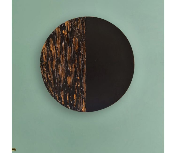 Perfect Wood and Marble Dust Fusion Wall Art