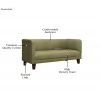 Product Image 1 - Dexter 3 Seater Fabric Sofa (Cotton, Fresh Mint)
