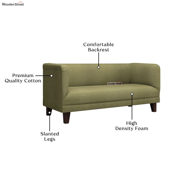 Product Image 1 - Dexter 3 Seater Fabric Sofa (Cotton, Fresh Mint)