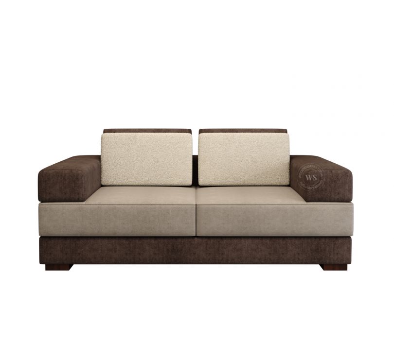 Product Image 3 - Mishael 2 Seater Fabric Sofa (Beige Brown)