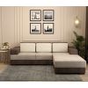 Product Image 1 - Mishael L-Shaped Right Aligned 5 Seater Fabric Sofa (Beige Brown)
