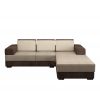 Product Image 4 - Mishael L-Shaped Right Aligned 5 Seater Fabric Sofa (Beige Brown)