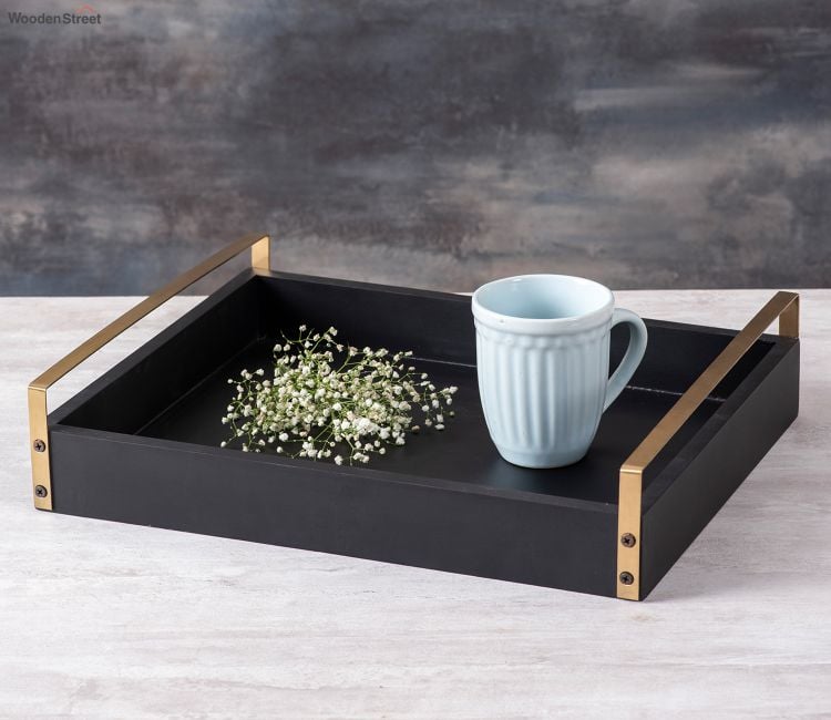 wooden tray - snack serving tray for kitchen | Serveware Seti n Delhi, Pune, Hyderabad