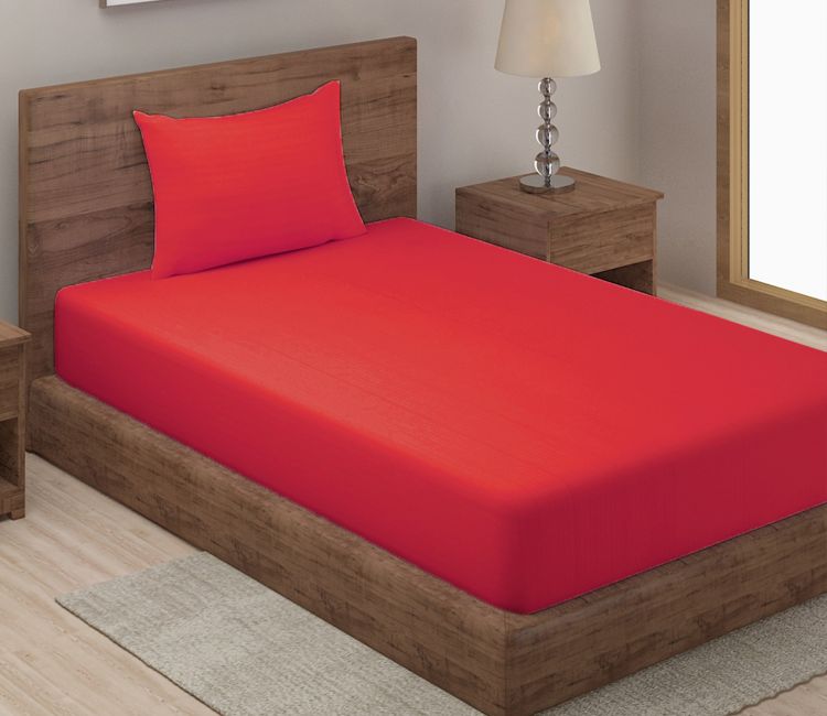 Single Bed Fitted Sheet | Elastic Fitted Single Bedsheet Online