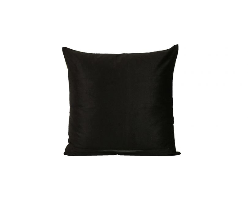 Buy Cheetah in Chevron Blended Velvet Cushion Cover (16L x 16W) at 10%