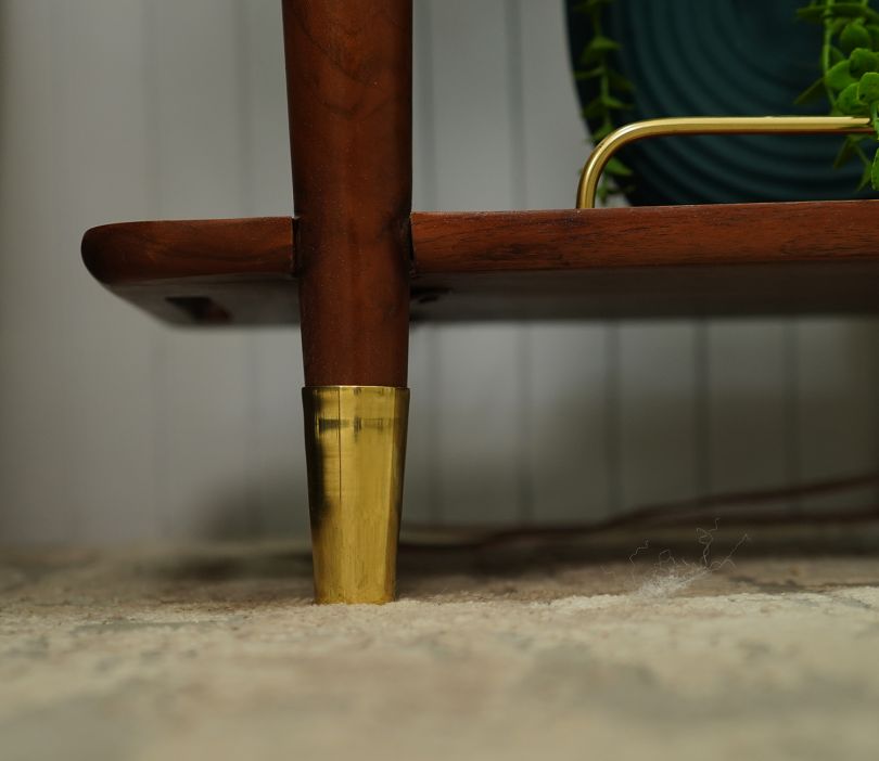 Product Image 1 - Aabha Floor Lamp With Shelves (Teak Finish)