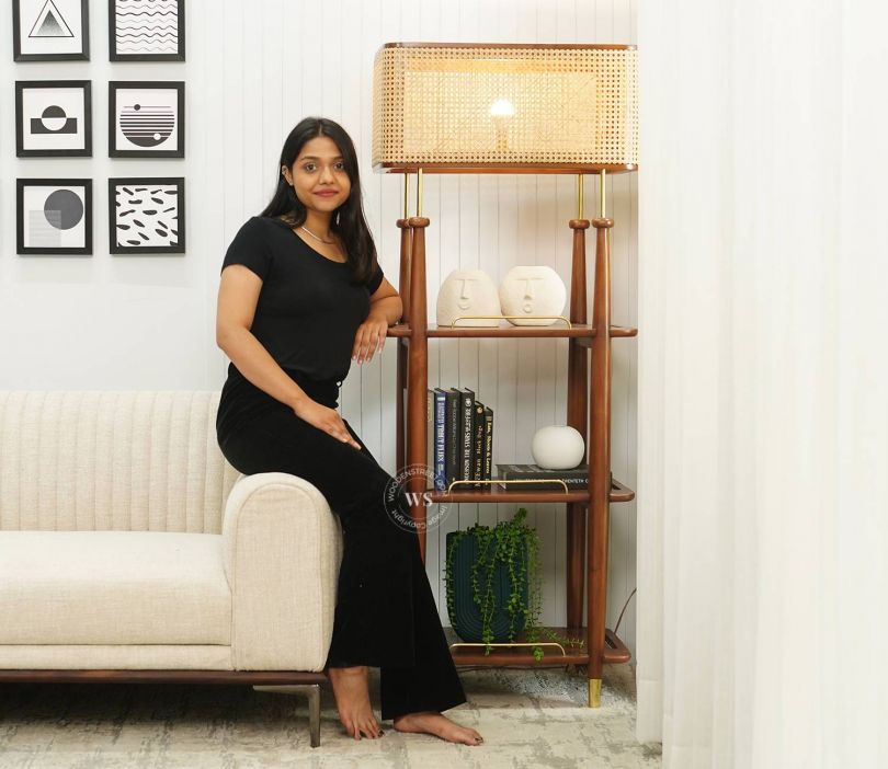 Product Image 8 - Aabha Floor Lamp With Shelves (Teak Finish)