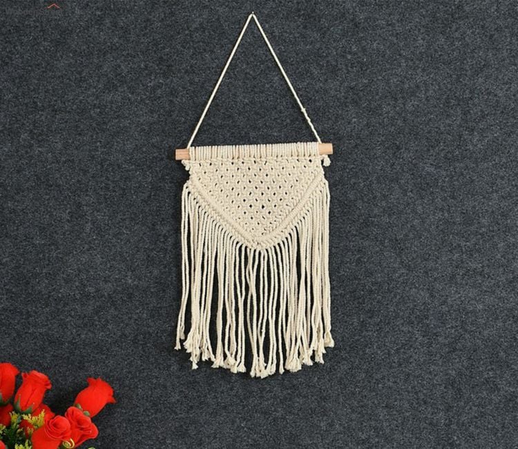Double Triangle Macrame Wall Hanger