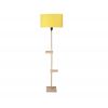 Product Image 2 - Miller Double Shelf Floor Lamp In Solid Wood (Yellow)