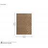 Dimension Image 1 - Canyan Hand-Tufted Wool & Viscose Carpet For Floor (Brown, 6 x 4 Feet)