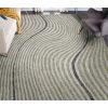 Front Image 1 - Canyan Hand-Tufted Wool & Viscose Carpet For Floor (Silver, 10 x 8 Feet)