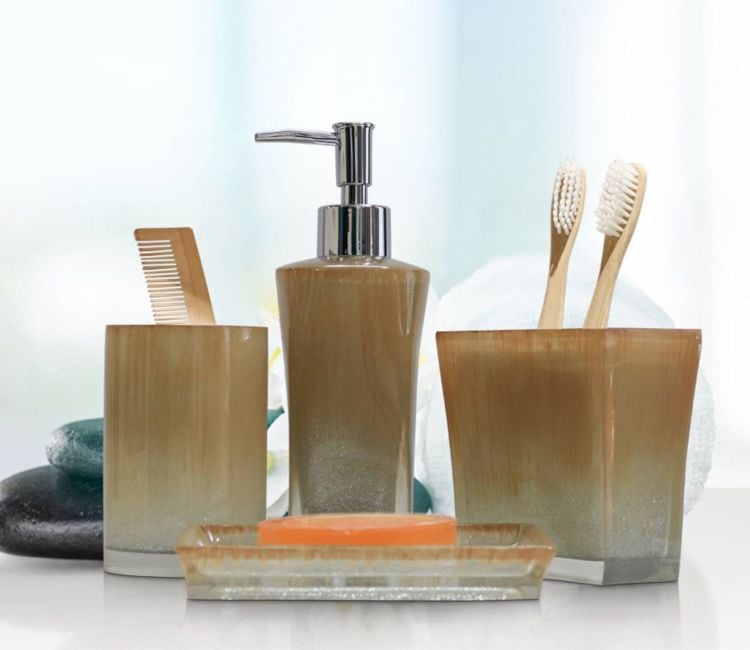 Shresmo Polyresin Bath Collection (Set Of 4)