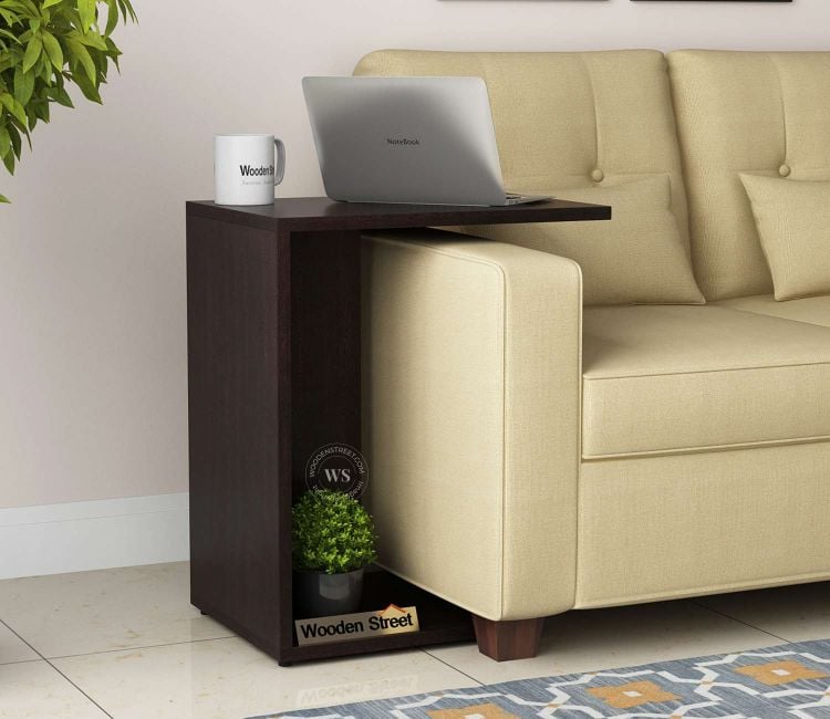 Rachel C Shaped Side Table - stylish table for laptop