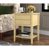 Front Image 1 - Harbour Mango Wood Side and End Table (Yellow Finish)