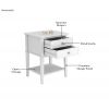 Product Image 6 - Harbour Mango Wood Side and End Table (White Finish)