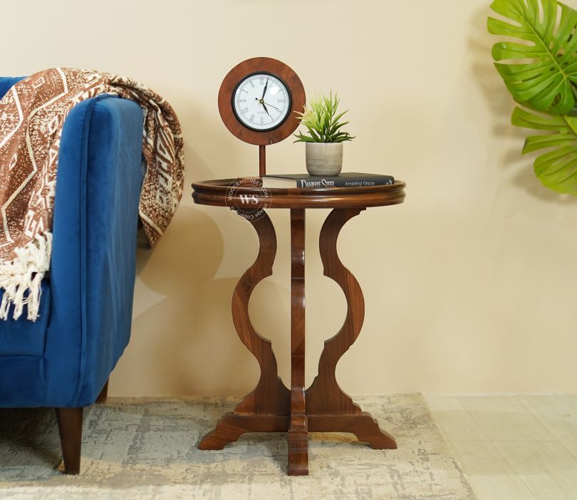 Round Side End Table