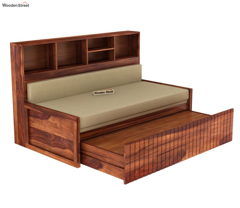 Buy Savannah Sofa Cum Bed With Storage King Size Honey Finish Online Buy Savannah Sofa Cum Bed With Storage King Size Honey Finish Online