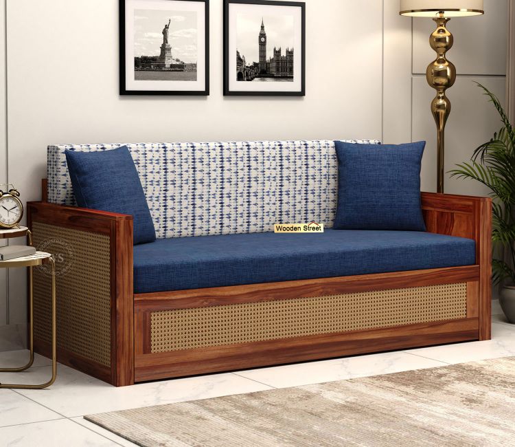 wooden sofa cum bed