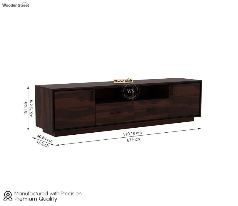 Dimension Image 1 - Medora Tv Unit (Walnut Finish)