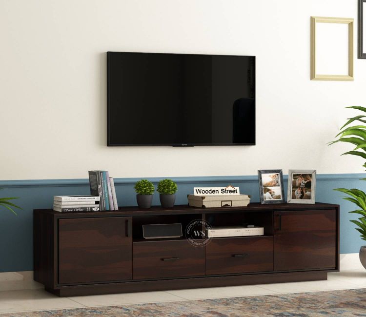 wooden tv unit