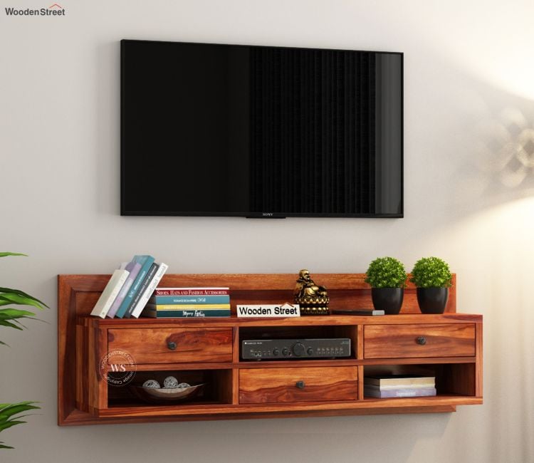 Wall Hanging TV Cabinet for Drawing Room