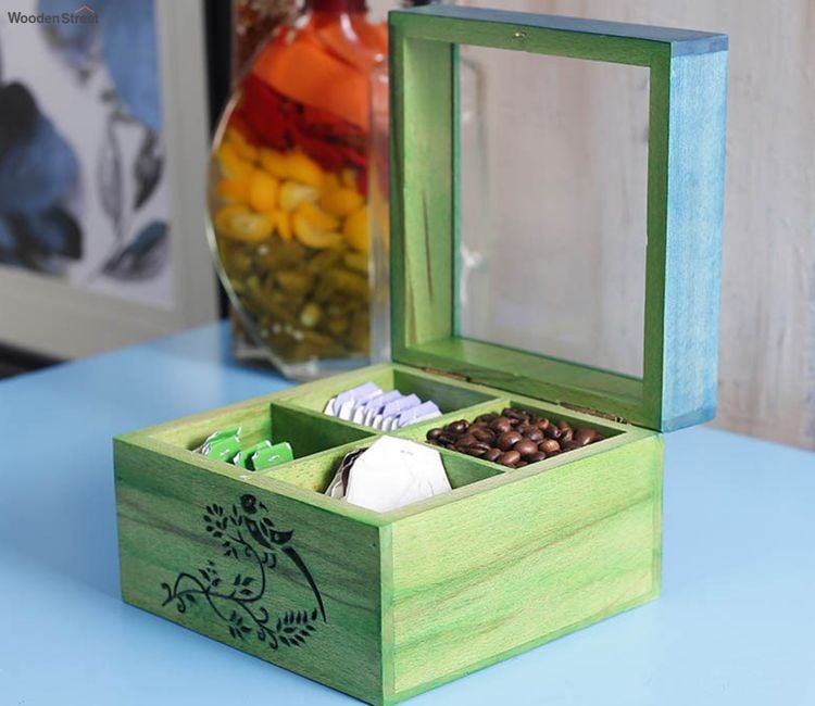 buy wooden spice box online india low price, delhi, pune, hyderabad