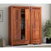Product Image 1 - Adolph 3 Door Multi-Utility Wardrobe (Honey Finish)