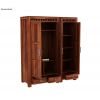 Product Image 6 - Adolph 3 Door Multi-Utility Wardrobe (Honey Finish)