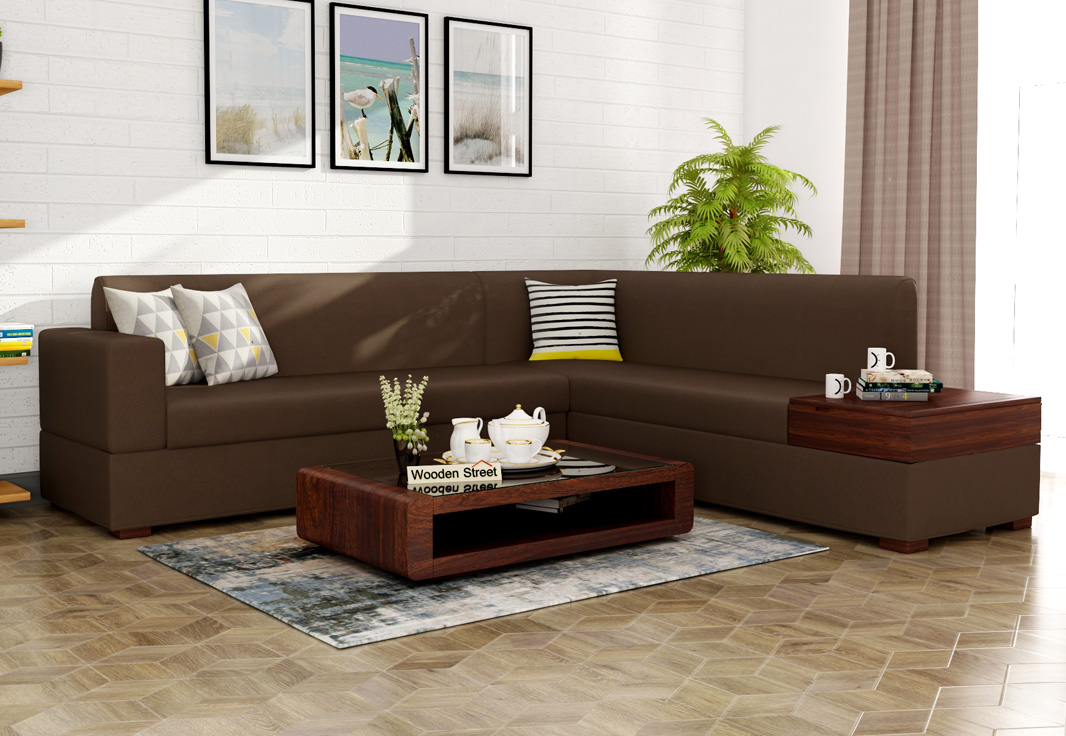 Argos L Shape Right Aligned Corner Sofa Classic Brown In India Wooden Street - Sofa Arm Tray Argos Argos L Shape Right Aligned Corner Sofa Classic Brown In India Wooden Street - Sofa Arm Tray Argos